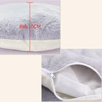 HOOPET Cat Bed House Plush Winter Sleeping Mat