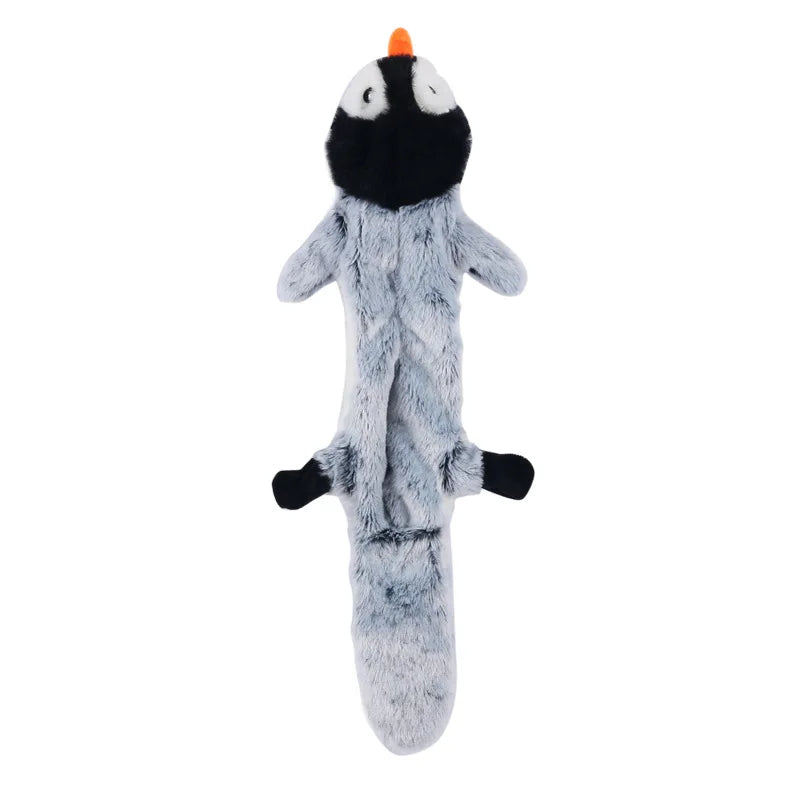 Plush Chew Toys for Small Dogs - Fleece Dinosaur