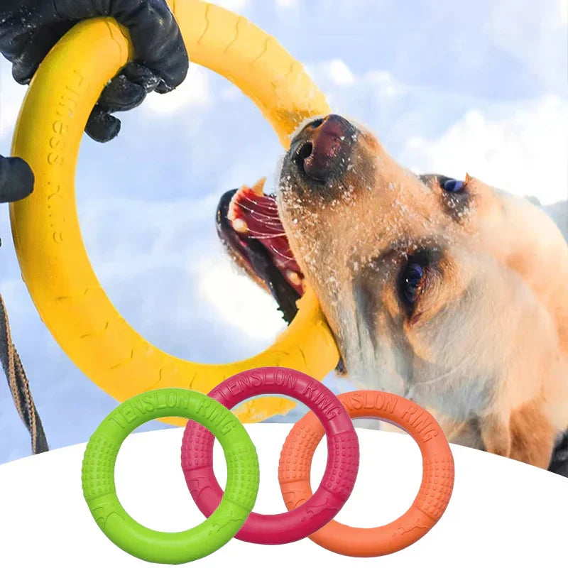 Dog Ring Puller Flying Disk Interactive Toy for Dogs