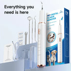 Ultrasonic Dog Teeth Cleaner Waterproof IPX6 Rechargeable