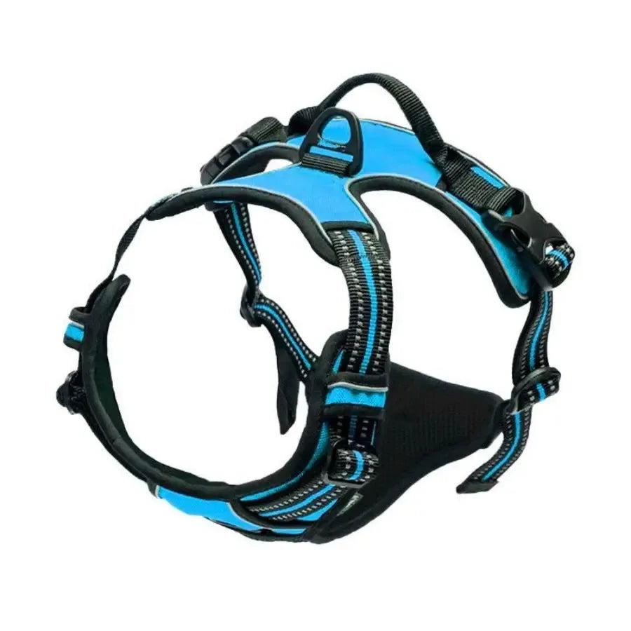 Leather Dog Vest Harness and Accessories Set