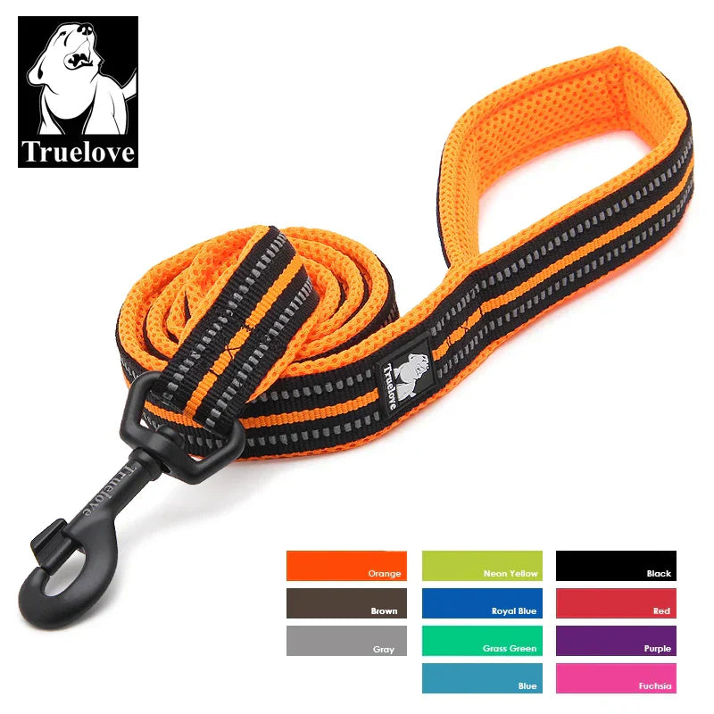 TRUELOVE Reflective Nylon Mesh Dog Leash 200cm