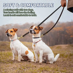 Leather Hands Free Adjustable Service Dog Leash