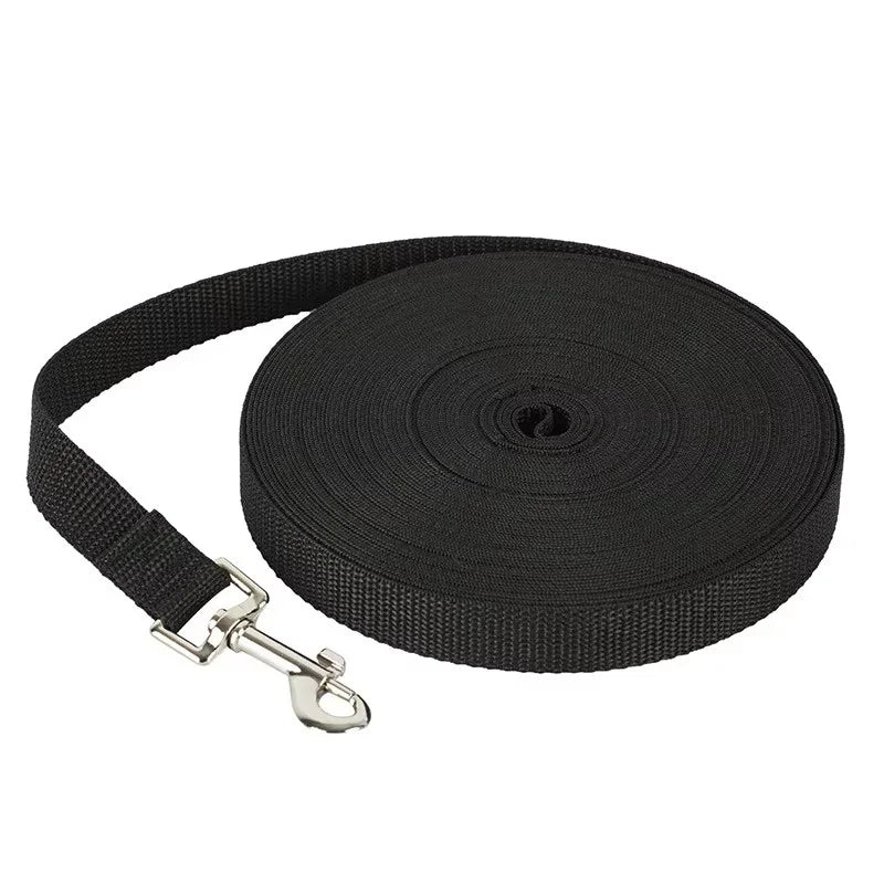 Nylon Extra Long Dog Leash for Training and Outdoor Use