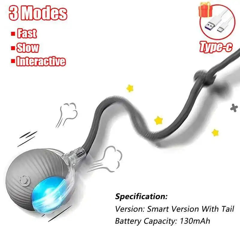 Smart Dog Interactive Ball Toy Rechargeable Electric