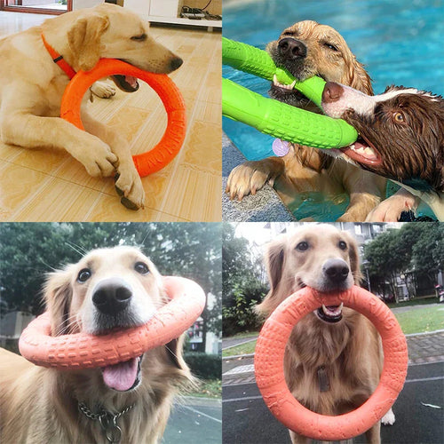 Dog Ring Puller Flying Disk Interactive Toy for Dogs