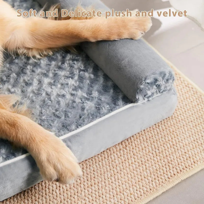 Orthopedic Foam Dog Bed with Removable Cover 36" x 27"