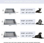 Orthopedic Foam Dog Bed with Removable Cover 36" x 27"
