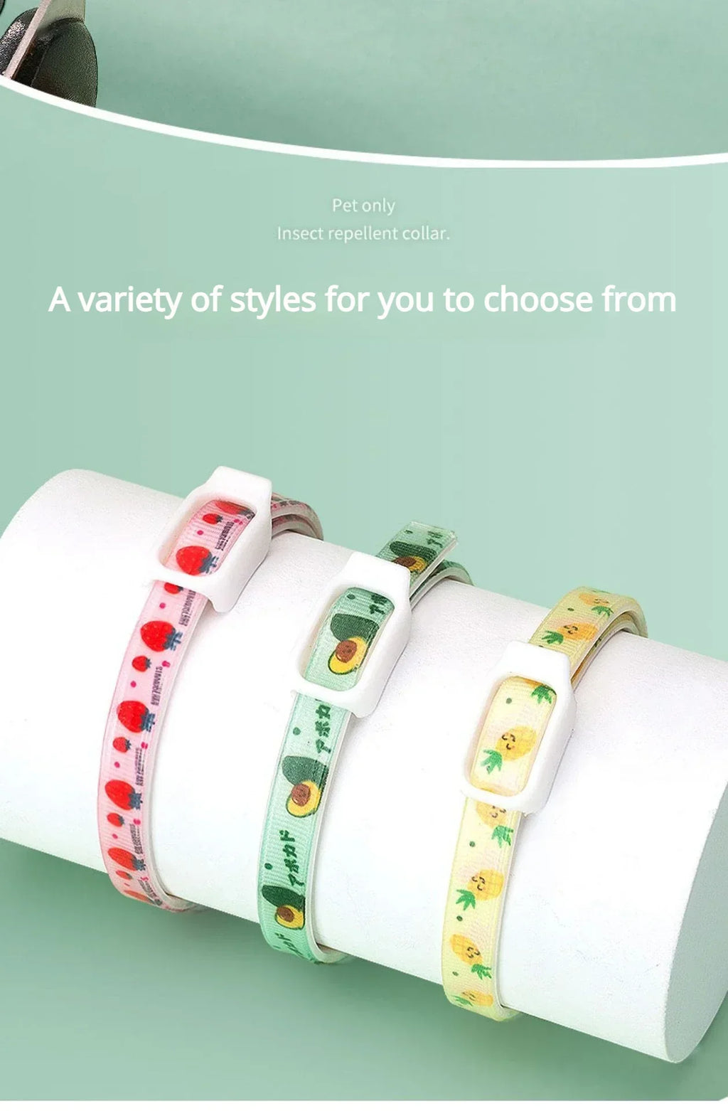 Essential Oil Anti-Bite Pet Collar for Cats and Dogs
