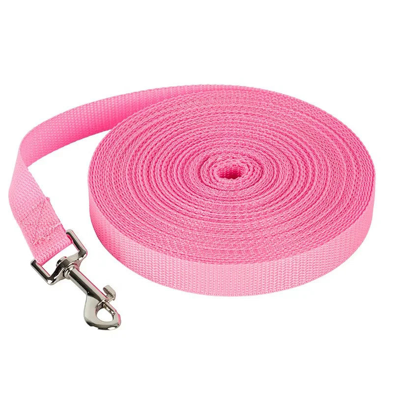 Nylon Extra Long Dog Leash for Training and Outdoor Use