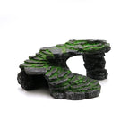 Rock Hideout Habitat Decoration Non Toxic Resin Realistic Cave for Pocket Pets Small Amphibians Spiders Iguanas