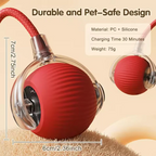 Interactive Plastic Cat Ball Toy with Obstacle Avoidance