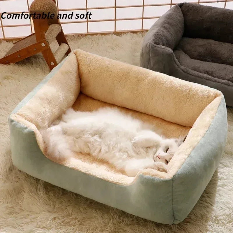 Plush Cat Bed for Winter - BeiYu Pet