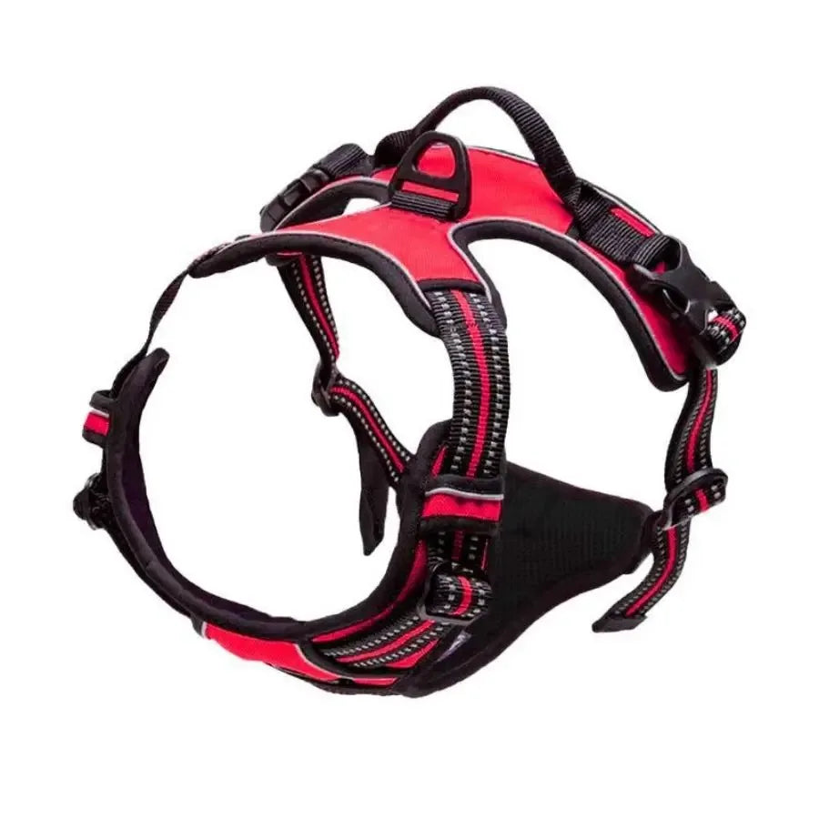 Leather Dog Vest Harness and Accessories Set