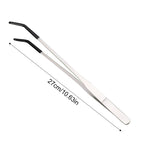 Stainless Steel Reptile Feeding Long Tongs Tweezers For Reptile, Lizards, Spider, Tarantula, Hedgehog, Snake, Aquarium