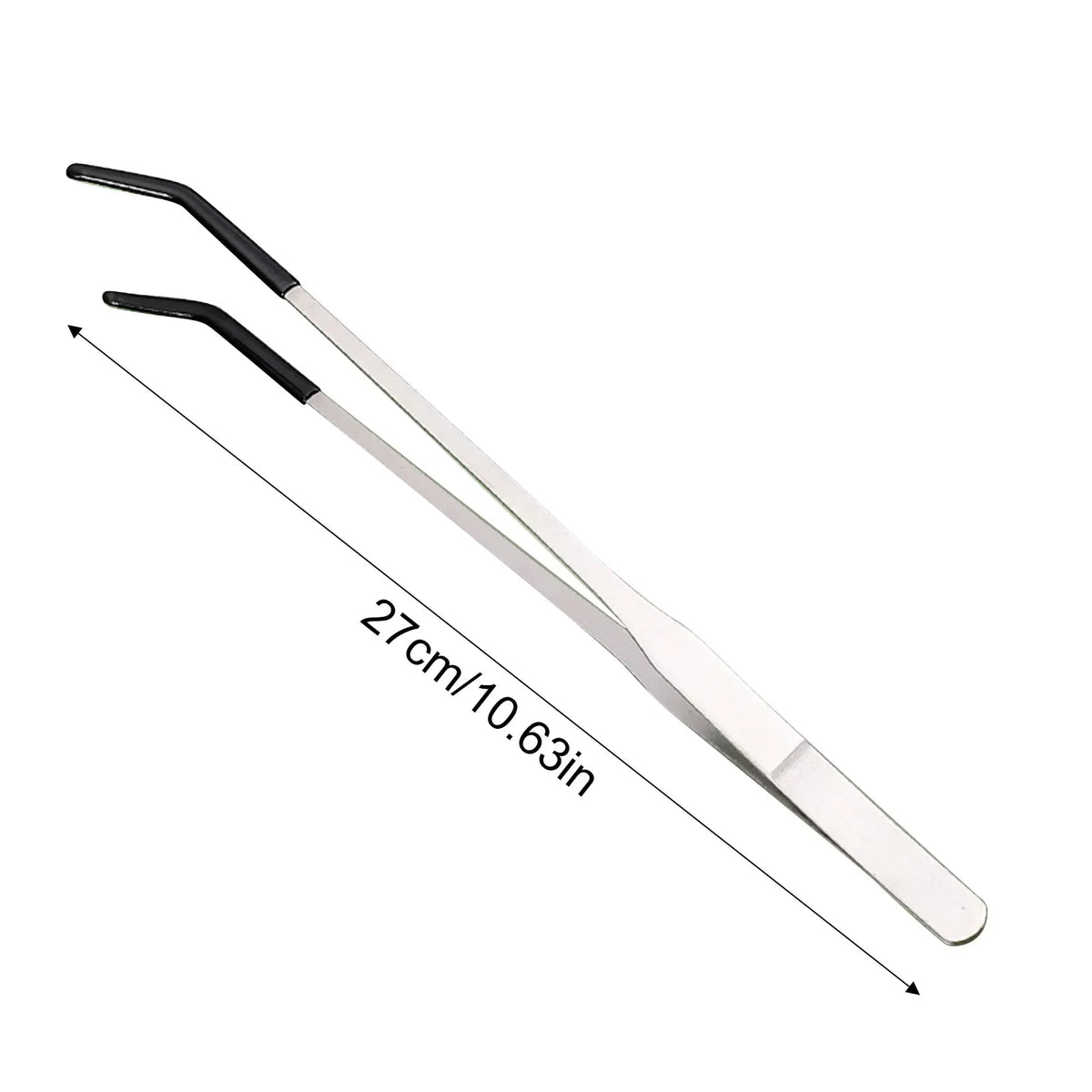 Stainless Steel Reptile Feeding Long Tongs Tweezers For Reptile, Lizards, Spider, Tarantula, Hedgehog, Snake, Aquarium