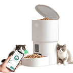 Automatic Pet Feeder 4L with Stainless Steel Bowl