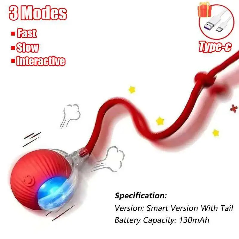Smart Dog Interactive Ball Toy Rechargeable Electric