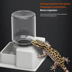 Automatic Reptile Feeder Reptile Automatic Dish Tortoise Water Dish Gecko Drink Dispenser for Lizard Chameleon Snake Frog Hermit