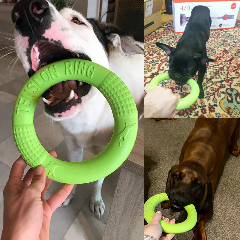 Dog Ring Puller Flying Disk Interactive Toy for Dogs