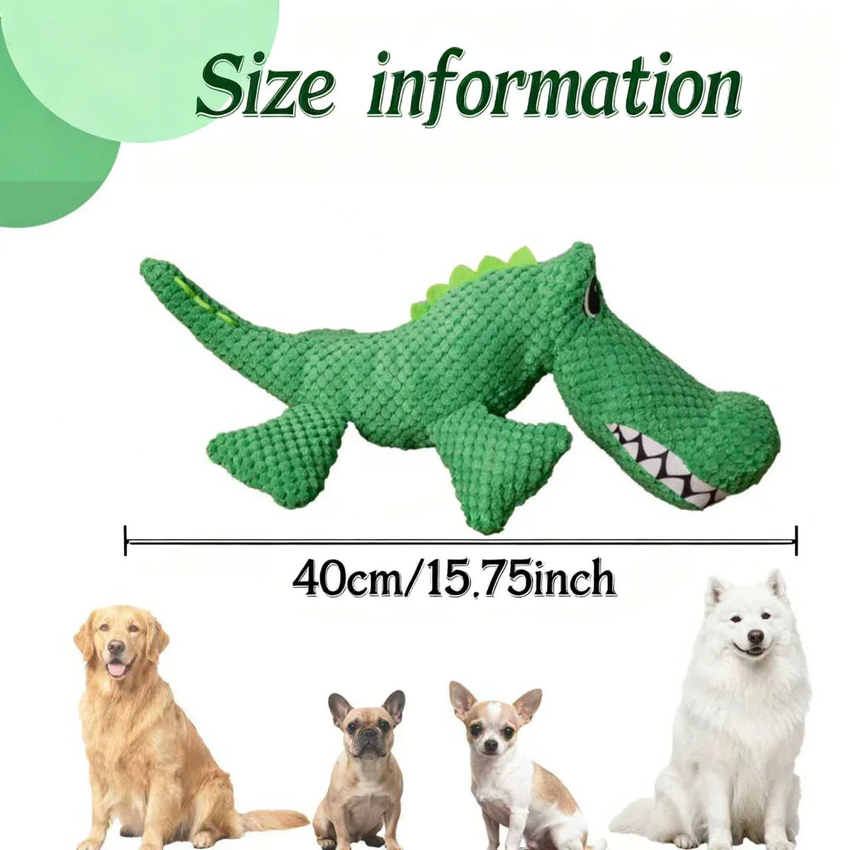Dinosaur Plush Interactive Dog Toy with Sound