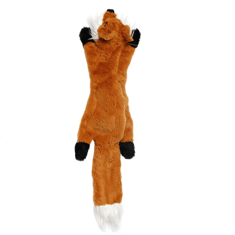 Plush Chew Toys for Small Dogs - Fleece Dinosaur