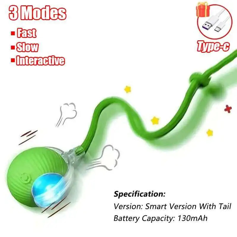 Smart Dog Interactive Ball Toy Rechargeable Electric