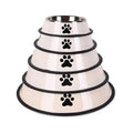Stainless Steel Dog Cat Bowls - Non-Slip Feeder Set
