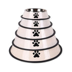 Stainless Steel Dog Cat Bowls - Non-Slip Feeder Set
