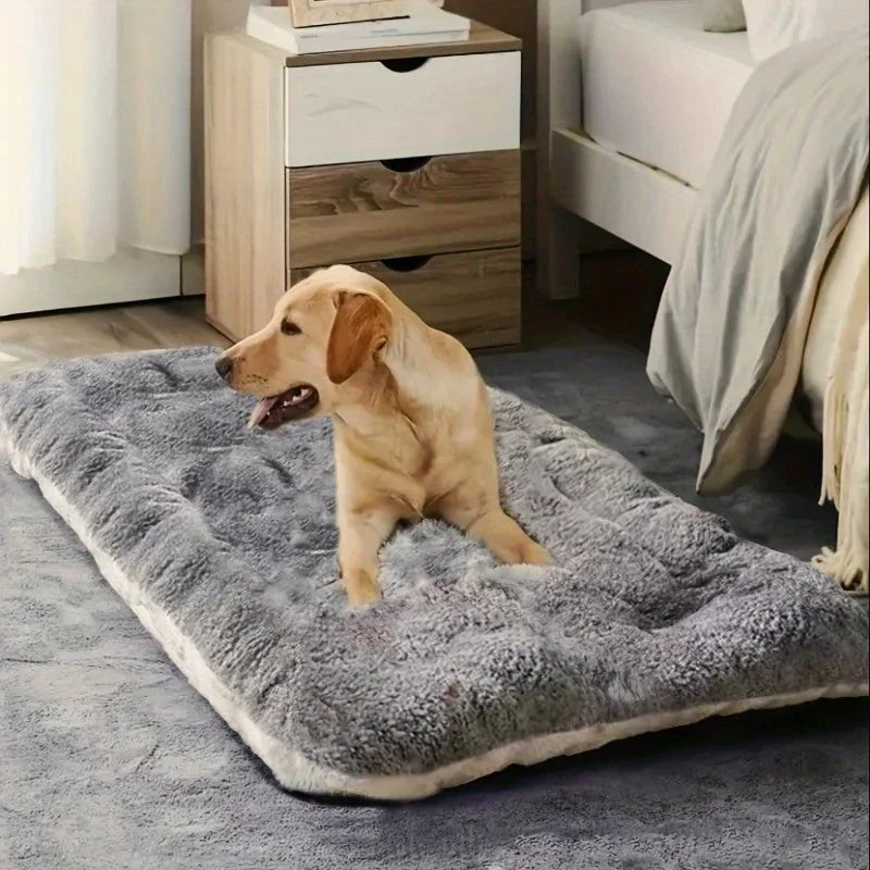 Large Plush Dog Bed Sofa Thickened Fiber Pet Mat