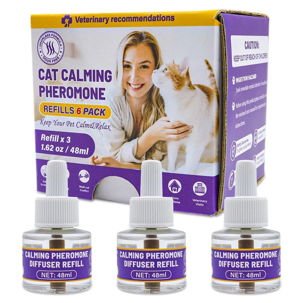 4-in-1 Electric Pheromone Diffuser for Cats and Dogs