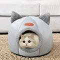 Cozy Cave Cat Bed - Indoor Deep Sleep Nest for Pets