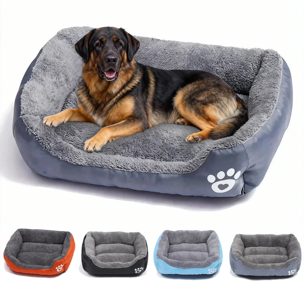 Large Cotton Dog Sofa Bed - Washable & Waterproof