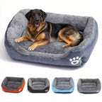 Large Cotton Dog Sofa Bed - Washable & Waterproof