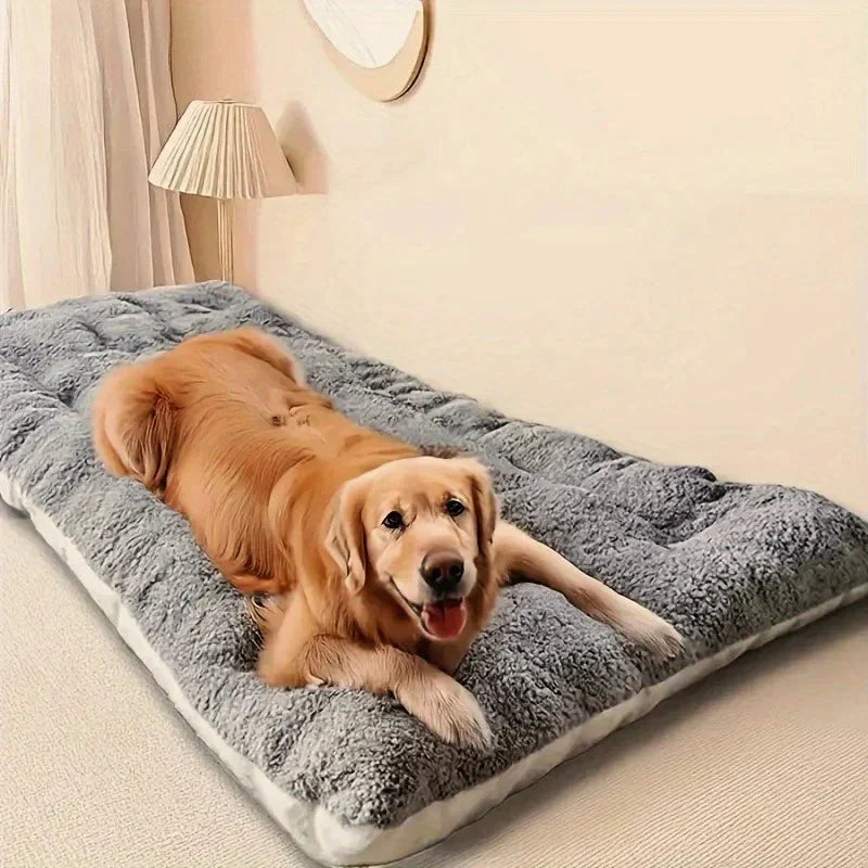 Large Plush Dog Bed Sofa Thickened Fiber Pet Mat