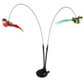 Cat Teasing Stick Set with Strong Suction Cup and Bell