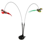 Cat Teasing Stick Set with Strong Suction Cup and Bell