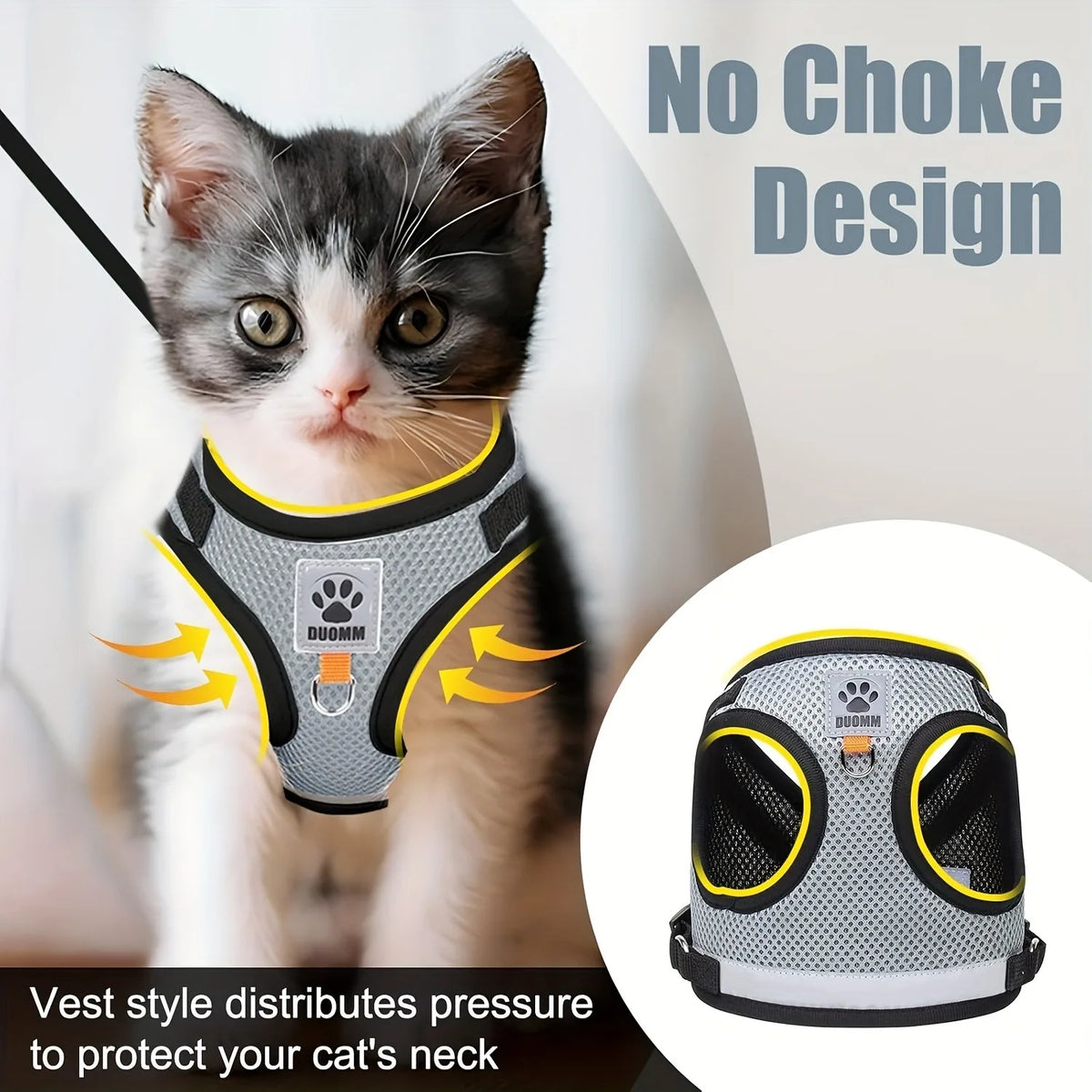 Cats Harness and Leash Set by BeiYu Pet