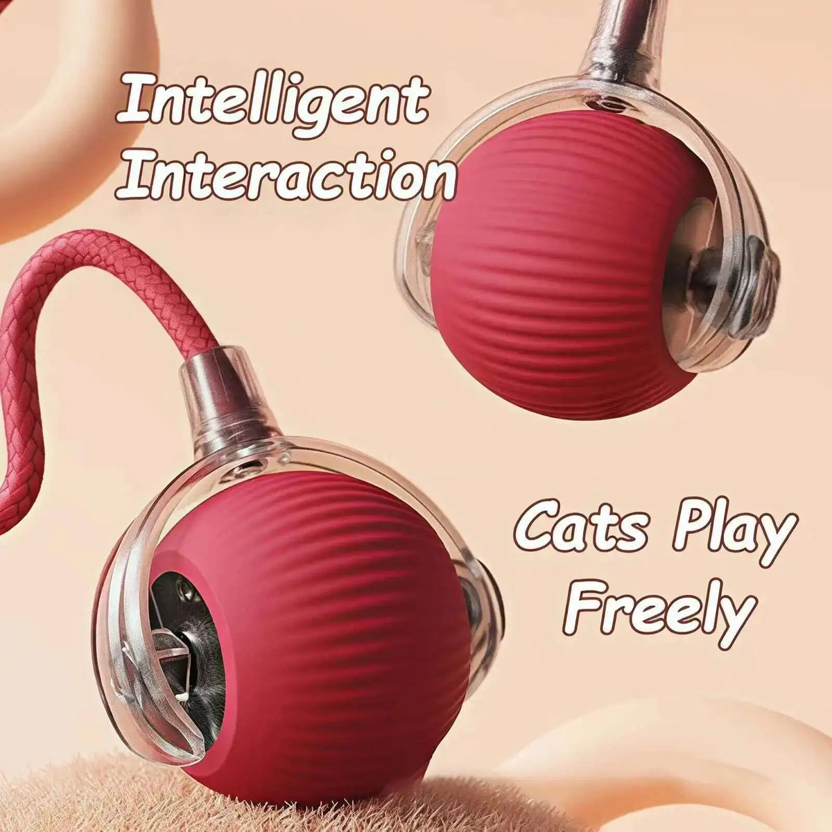 Smart Dog Interactive Ball Toy Rechargeable Electric