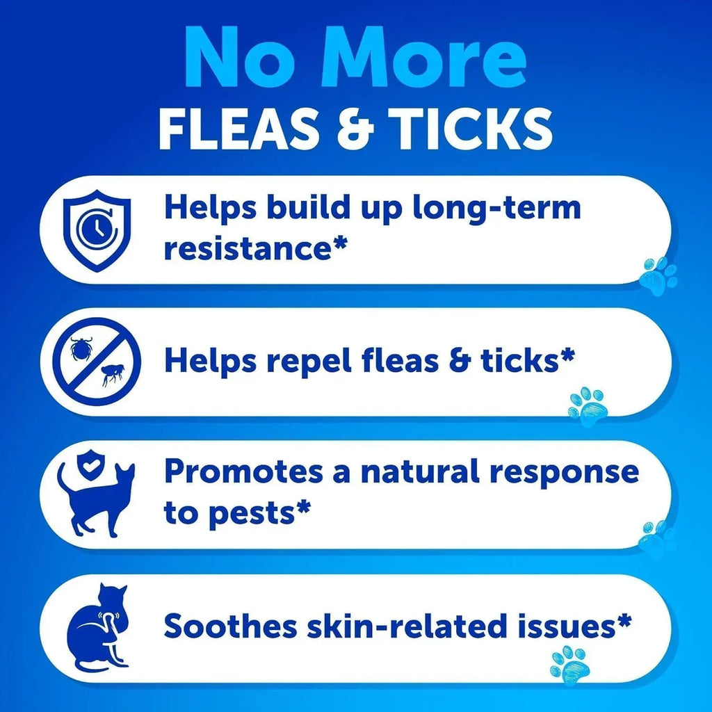 Cat Flea & Tick Control Chewables - Taurine for Cats