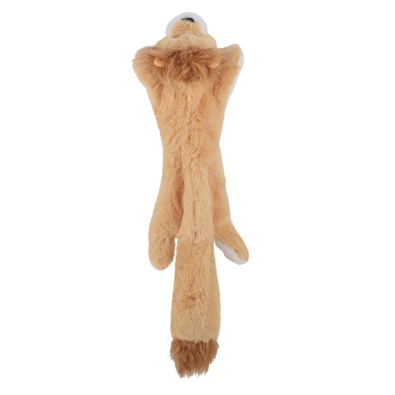 Plush Chew Toys for Small Dogs - Fleece Dinosaur