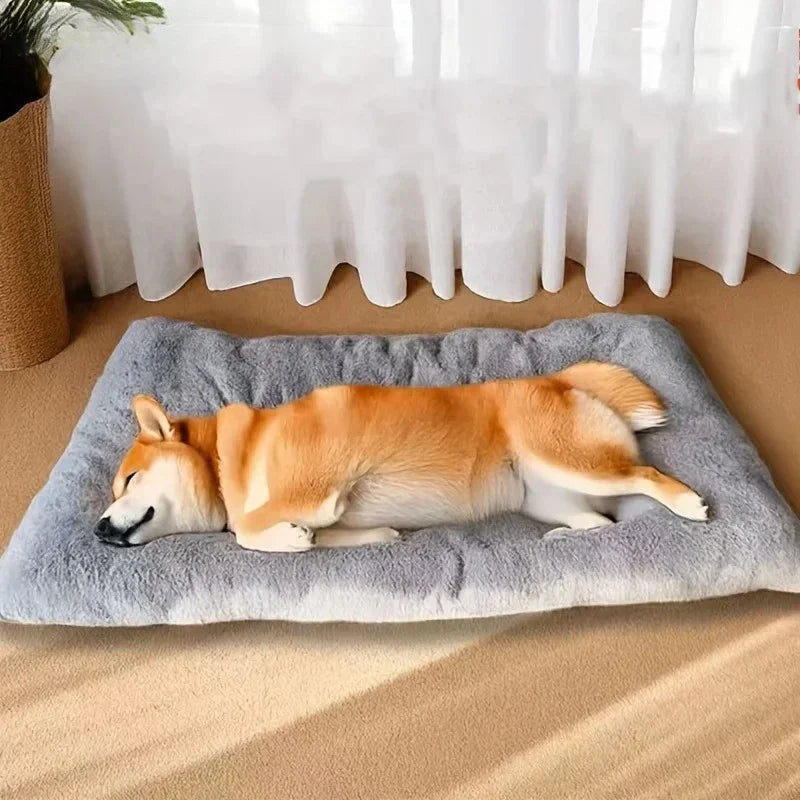 Large Plush Dog Bed Sofa Thickened Fiber Pet Mat
