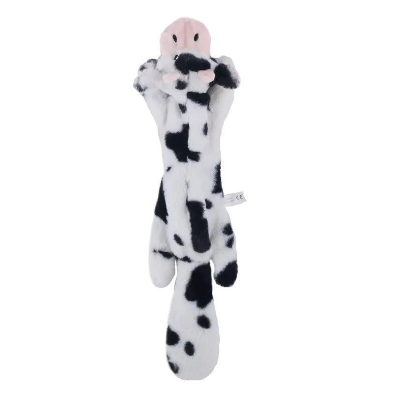 Plush Chew Toys for Small Dogs - Fleece Dinosaur