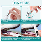 Ultrasonic Dog Tooth Cleaner with LED Light