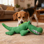 Dinosaur Plush Interactive Dog Toy with Sound