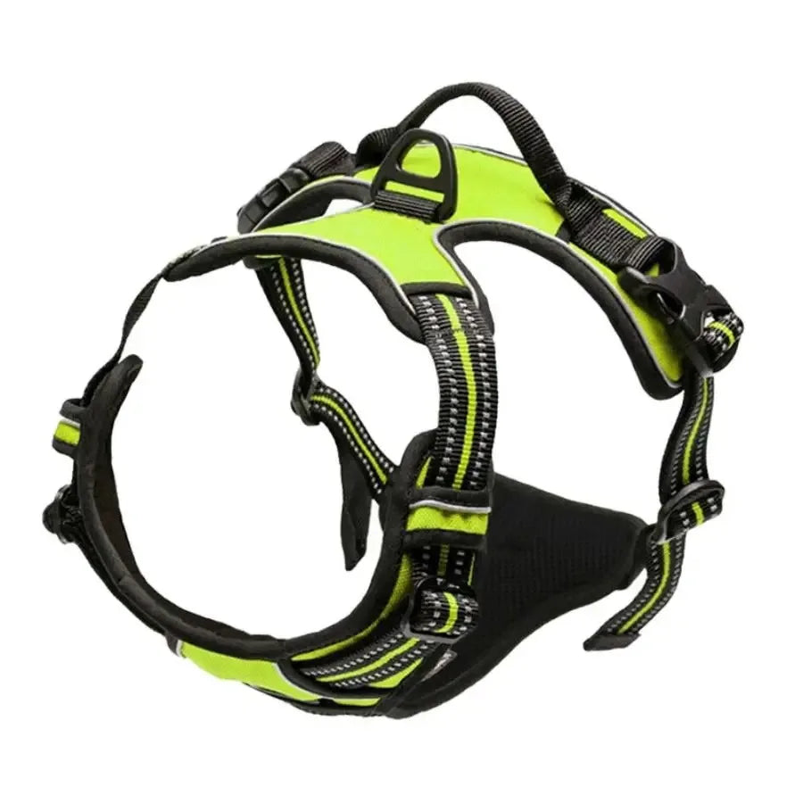 Leather Dog Vest Harness and Accessories Set
