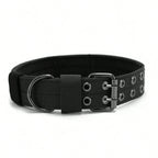 Durable Nylon Tactical Dog Collar for Medium Large Dogs