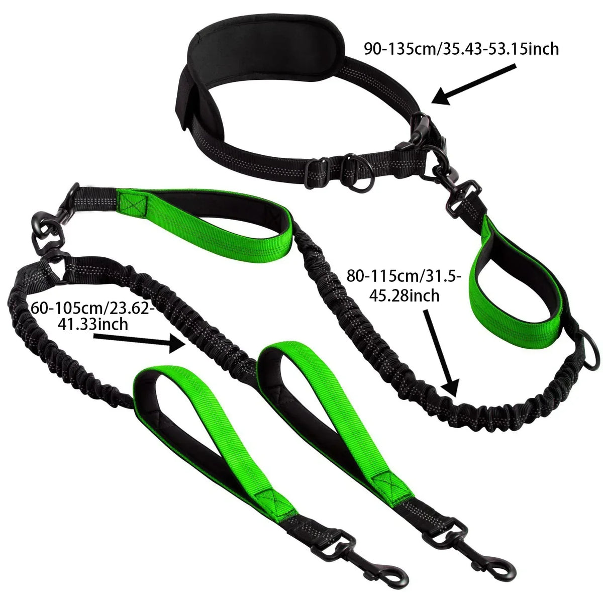 Explosion-Proof Nylon Pet Leash for Dogs - Double Leashes