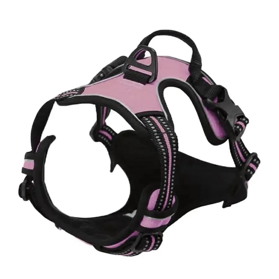 Leather Dog Vest Harness and Accessories Set