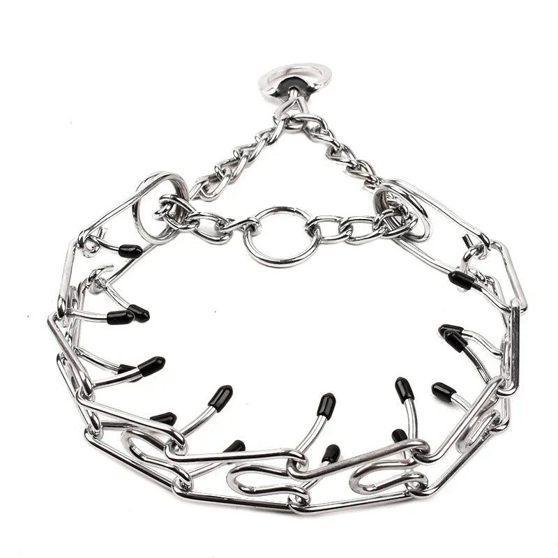 Stainless Steel Adjustable Dog Prong Training Collar